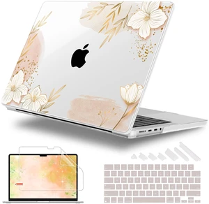 Lepeoac Case for M5 MacBook Pro 14 inch 2026 Model A3427 A3426 Fit 2025-2021 Model A3434 A3112 M4 A3112 A3401 A3185 M3 A2918 A2992 M2 A2779 M1 A2442 Pro/Max Cover, Floral P295 Lepeoac Case for M5 MacBook Pro 14 inch 2026 Model A3427 A3426 Fit 2025-2021 Model A3434 A3112 M4 A3112 A3401 A3185 M3 A2918 A2992 M2 A2779 M1 A2442 Pro/Max Cover, Floral P295