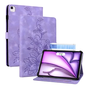 KEFBWAO Case for iPad Air 13 Inch M4/M3/M2 (2026/2025/2024), Auto Wake/Sleep Supports Pencil Pro and Pencil(USB-C) Magnetic Multi-Angle Viewing Clasp Cover, Purple KEFBWAO Case for iPad Air 13 Inch M4/M3/M2 (2026/2025/2024), Auto Wake/Sleep Supports Pencil Pro and Pencil(USB-C) Magnetic Multi-Angle Viewing Clasp Cover, Purple