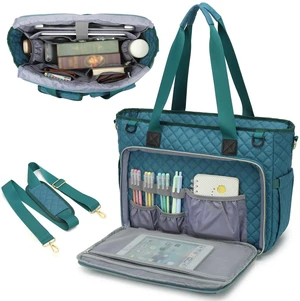 Teacher Tote Bag for Women, 15.6 inch Laptop Work Bag with Cup Holder Teacher Tote Bag for Women, 15.6 inch Laptop Work Bag with Cup Holder