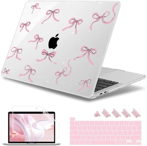 May Chen for MacBook Pro 16 inch A2141 2020 2019 Release, Screen Protector & Keyboard Cover Plastic Soft-Touch Case for MacBook Pro 16-inch with Touch Bar & Touch ID - Star Bows May Chen for MacBook Pro 16 inch A2141 2020 2019 Release, Screen Protector & Keyboard Cover Plastic Soft-Touch Case for MacBook Pro 16-inch with Touch Bar & Touch ID - Star Bows