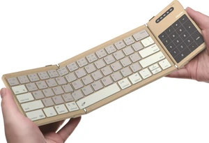 Nillkin Bluetooth 5.0 Foldable Keyboard with Trackpad & Numpad Khaki Nillkin Bluetooth 5.0 Foldable Keyboard with Trackpad & Numpad Khaki
