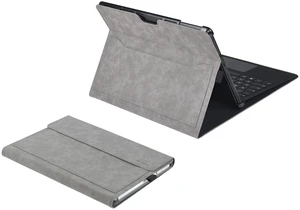 Case Cover for Microsoft Surface pro 11 & pro10 /9/8 Tablet,13 Inch PU Leather Shell Compatible with Type Cover and Stylus Holder (Grey) Case Cover for Microsoft Surface pro 11 & pro10 /9/8 Tablet,13 Inch PU Leather Shell Compatible with Type Cover and Stylus Holder (Grey)