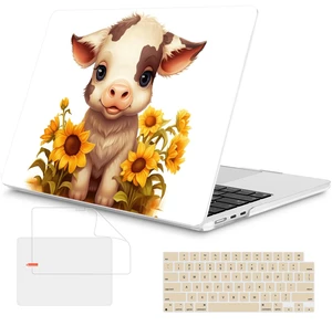 Mektron Case for 2026 MacBook Air 15 INCH M5 A3448 Compatible with M4 A3241 /M3 A3114 /M2 A2941 Printed Plastic Hard Shell Cover with 15.3" Liquid Retina Display Touch ID- Cute Cow Mektron Case for 2026 MacBook Air 15 INCH M5 A3448 Compatible with M4 A3241 /M3 A3114 /M2 A2941 Printed Plastic Hard Shell Cover with 15.3" Liquid Retina Display Touch ID- Cute Cow