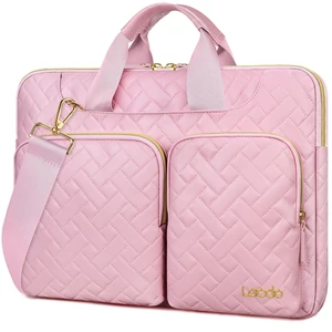 Lacdo 360 Protective Laptop Shoulder Bag for 13 inch New MacBook Air M5 A3449 (2026), M4 A3240 2025, M3 A3113, M2 A2681, M1 A2337 A2179 A1932 ^^ 13 inch MacBook Neo A18 Pro A3404 (2026), Sakura Pink Lacdo 360 Protective Laptop Shoulder Bag for 13 inch New MacBook Air M5 A3449 (2026), M4 A3240 2025, M3 A3113, M2 A2681, M1 A2337 A2179 A1932 ^^ 13 inch MacBook Neo A18 Pro A3404 (2026), Sakura Pink