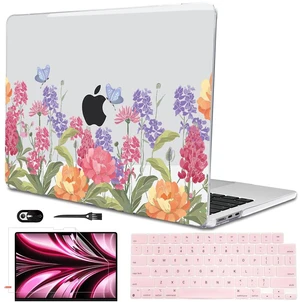 LCMOCICO Compatible with MacBook Air 13 inch Case 2026 2025-2022 M5 M4 M3 M2 Chip A3449 A3240 A3113 A2681, Pattern Hard Shell Laptop Case Keyboard Cover for MacBook Air 13.6 M5, Pink & Purple Flowers LCMOCICO Compatible with MacBook Air 13 inch Case 2026 2025-2022 M5 M4 M3 M2 Chip A3449 A3240 A3113 A2681, Pattern Hard Shell Laptop Case Keyboard Cover for MacBook Air 13.6 M5, Pink & Purple Flowers