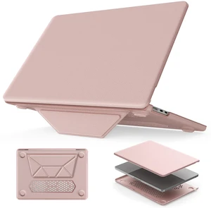 HXCASEAC Compatible with MacBook Air 13 inch Case 2026 2025 2024 2022 (13.6 inch) M5 M4 M3 M2, Foldable Stand, Anti-Scratching Protective Hard Shell Cover A3449 A3240 A3113, A2681 PU Leather, Pink HXCASEAC Compatible with MacBook Air 13 inch Case 2026 2025 2024 2022 (13.6 inch) M5 M4 M3 M2, Foldable Stand, Anti-Scratching Protective Hard Shell Cover A3449 A3240 A3113, A2681 PU Leather, Pink