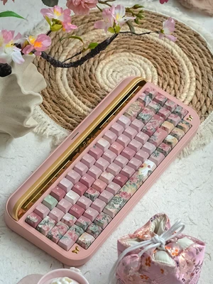 kakiwutj Pink Rose Keycaps Cherry Profile PBT Keycaps for 60% 65% 75% Mechanical Keyboards Dye Sub Full Size 128 Keys for MX Switches Custom Gaming Keyboard kakiwutj Pink Rose Keycaps Cherry Profile PBT Keycaps for 60% 65% 75% Mechanical Keyboards Dye Sub Full Size 128 Keys for MX Switches Custom Gaming Keyboard