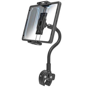 INSSKY Metal Gooseneck Spin Bike Tablet Holder for Exercise/Stationary Bike INSSKY Metal Gooseneck Spin Bike Tablet Holder for Exercise/Stationary Bike