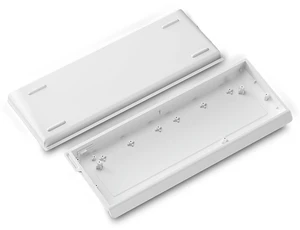 ZMX H60 Aluminum Keyboard Case,60% Customized Mechanical Gaming Keyboard Housing Compatible with Woot60HE/MADLIONS MAD 60 HE 61Keys Compact Barebones Keyboards DIY (White) ZMX H60 Aluminum Keyboard Case,60% Customized Mechanical Gaming Keyboard Housing Compatible with Woot60HE/MADLIONS MAD 60 HE 61Keys Compact Barebones Keyboards DIY (White)