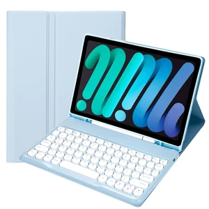 KcoxdCn Slim Candy Colors Keyboard Case Compatible with iPad mini with S Pen Holder, Mutil Angles Stand Cover Detachable Wireless Keyboard (Light Blue, iPad mini 2 3 4 5 (7.9 inch)) KcoxdCn Slim Candy Colors Keyboard Case Compatible with iPad mini with S Pen Holder, Mutil Angles Stand Cover Detachable Wireless Keyboard (Light Blue, iPad mini 2 3 4 5 (7.9 inch))