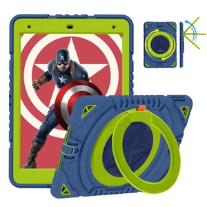 XZC iPad 9th/ 8th/ 7th Generation Case (iPad 10.2 Case 2021/2020/2019) Heavy Duty Shockproof Rugged Cover with Rotating Stand/Pencil Holder/Carrying Shoulder Strap (Blue and Green) XZC iPad 9th/ 8th/ 7th Generation Case (iPad 10.2 Case 2021/2020/2019) Heavy Duty Shockproof Rugged Cover with Rotating Stand/Pencil Holder/Carrying Shoulder Strap (Blue and Green)