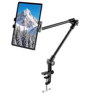 KDD Tablet Stand Holder, Adjustment iPad Phone Mount, 27in Long Arm Webcam Stand Projector Camera Mount for Desk, Fit for 4.7"-12.9" Devices, iPad Pro 12.9 Air Mini, Galaxy Tabs, Switch, iPhone KDD Tablet Stand Holder, Adjustment iPad Phone Mount, 27in Long Arm Webcam Stand Projector Camera Mount for Desk, Fit for 4.7"-12.9" Devices, iPad Pro 12.9 Air Mini, Galaxy Tabs, Switch, iPhone