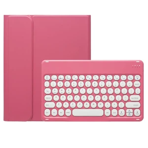 KMXDD Cute Keyboard Case Compatible with iPad 10th Generation 2022 Keyboard Case Round Key Removable Bluetooth Keyboard Cover for iPad 10 2022 10.9 inch,Begonia Red KMXDD Cute Keyboard Case Compatible with iPad 10th Generation 2022 Keyboard Case Round Key Removable Bluetooth Keyboard Cover for iPad 10 2022 10.9 inch,Begonia Red