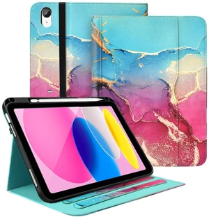 Zonefoker Case for iPad 11th Generation (A16) 11-inch 2025, for 10th Generation 10.9'' 2022, PU Leather iPad 11/10 th Gen Cover with Multi-Angle Viewing, Pencil Holder, Pocket Design, Marble Teal Red Zonefoker Case for iPad 11th Generation (A16) 11-inch 2025, for 10th Generation 10.9'' 2022, PU Leather iPad 11/10 th Gen Cover with Multi-Angle Viewing, Pencil Holder, Pocket Design, Marble Teal Red