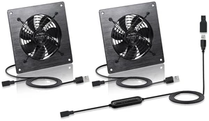 Xiaoqijia Dual 120mm Silent Cooling Fan ^^ 5V/12V USB/DC 6-Speed Xiaoqijia Dual 120mm Silent Cooling Fan ^^ 5V/12V USB/DC 6-Speed