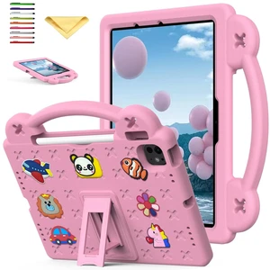 UUcovers for Apple iPad Pro 11 Inch Kids Case (M5/M4) 2025/2024 with Pencil Holder/Kickstand/Handle Stand Slim Lightweight Cute DIY Soft EVA Shockproof Rugged Silicone Girls Boys Cover, Pink Bear UUcovers for Apple iPad Pro 11 Inch Kids Case (M5/M4) 2025/2024 with Pencil Holder/Kickstand/Handle Stand Slim Lightweight Cute DIY Soft EVA Shockproof Rugged Silicone Girls Boys Cover, Pink Bear
