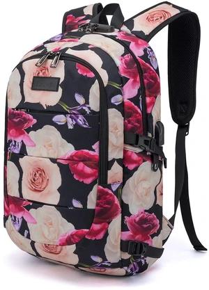 Tzowla Business Laptop Backpack Water Resistant Anti-Theft with USB Charging Port and Lock 15.6 Inch Computer Backpacks for Men, Women, Casual Hiking Travel Daypack (Flower) Tzowla Business Laptop Backpack Water Resistant Anti-Theft with USB Charging Port and Lock 15.6 Inch Computer Backpacks for Men, Women, Casual Hiking Travel Daypack (Flower)