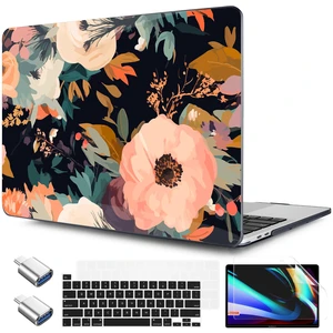TWOLSKOO Compatible with MacBook Pro 13 inch Case 2023-2016 A2338 M2/M1 A2251 A2289 A2159 A1989 A1706, Plastic Hard Shell Cover & Keyboard Skin & Screen Protector, Bright Abstract Flowers TWOLSKOO Compatible with MacBook Pro 13 inch Case 2023-2016 A2338 M2/M1 A2251 A2289 A2159 A1989 A1706, Plastic Hard Shell Cover & Keyboard Skin & Screen Protector, Bright Abstract Flowers