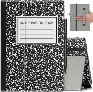 VORI Case for All-New Kindle Fire HD 10 Tablet (13th/11th Generation 2023/2021 Release) and Fire HD 10 Plus - Slim Folding Stand Folio Cover with Auto Wake/Sleep & Hand Strap, Black Notebook VORI Case for All-New Kindle Fire HD 10 Tablet (13th/11th Generation 2023/2021 Release) and Fire HD 10 Plus - Slim Folding Stand Folio Cover with Auto Wake/Sleep & Hand Strap, Black Notebook