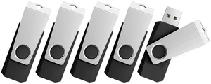 TOPESEL USB Flash Drive 5 Pack 32GB USB 3.0 Memory Stick Thumb Drives (32GB, 5PCS, Black) TOPESEL USB Flash Drive 5 Pack 32GB USB 3.0 Memory Stick Thumb Drives (32GB, 5PCS, Black)