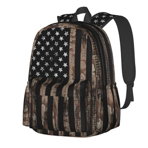 sunwarshile Camo Vintage American Flag Backpack Book Bags Lightweight Casual Laptop Backpacks Travel Daypack For Man Woman sunwarshile Camo Vintage American Flag Backpack Book Bags Lightweight Casual Laptop Backpacks Travel Daypack For Man Woman