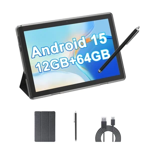 HOTTABLET Tablet 10-inch Android 15, RAM 12GB(4+8Expand) +ROM 64GB, 2+8MP Dual Camera, 6000mAh Battery (Tablet+case+Stylus)(Black) HOTTABLET Tablet 10-inch Android 15, RAM 12GB(4+8Expand) +ROM 64GB, 2+8MP Dual Camera, 6000mAh Battery (Tablet+case+Stylus)(Black)