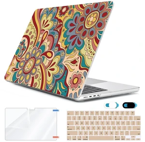 HOHAIYOO for MacBook Pro 14 inch Case M5 M4 M3 M2 M1 A3426 A3427 A3434 A3112 A3185 A3401 A2918 A2992 A2779 A2442 2021-2026 Release, Hard Shell+Keyboard Cover+Screen Film+Webcam Cover, Curved Doodle HOHAIYOO for MacBook Pro 14 inch Case M5 M4 M3 M2 M1 A3426 A3427 A3434 A3112 A3185 A3401 A2918 A2992 A2779 A2442 2021-2026 Release, Hard Shell+Keyboard Cover+Screen Film+Webcam Cover, Curved Doodle