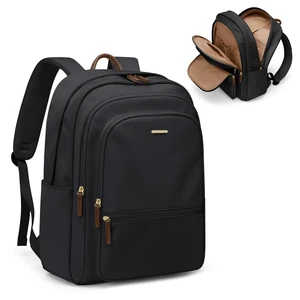 GOLF SUPAGS 15.6 Inch Women's Laptop Backpack, Water Resistant Work College Travel Daypack, Everyday Commuter Bag for Teacher Nurse (Black) GOLF SUPAGS 15.6 Inch Women's Laptop Backpack, Water Resistant Work College Travel Daypack, Everyday Commuter Bag for Teacher Nurse (Black)