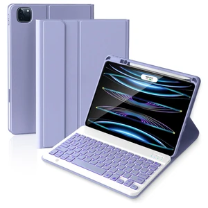 Keyboard Case for iPad Air 11-inch (M3 2025/M2 2024) & iPad Pro 11 inch (4th/3rd/2nd/1st Gen), Detachable Wireless Backlit Folio Keyboard Cover for iPad Air 5th/4th Gen with Pencil Holder,Purpl Keyboard Case for iPad Air 11-inch (M3 2025/M2 2024) & iPad Pro 11 inch (4th/3rd/2nd/1st Gen), Detachable Wireless Backlit Folio Keyboard Cover for iPad Air 5th/4th Gen with Pencil Holder,Purpl