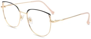 Firmoo Blue Light Blocking Glasses for Woman, Cat Eye Anti Blue Light Computer Glasses for Screen Glare, Anti UV Fatigue Headache Glasses Black Gold Firmoo Blue Light Blocking Glasses for Woman, Cat Eye Anti Blue Light Computer Glasses for Screen Glare, Anti UV Fatigue Headache Glasses Black Gold