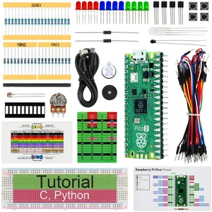 Freenove Basic Starter Kit for Raspberry Pi Pico 2 (Included), Dual Arm Cortex-M33 and Dual Hazard3 RISC-V Microcontroller, 386-Page Detailed Tutorial, 142 Items, 55 Projects, Python C Code Freenove Basic Starter Kit for Raspberry Pi Pico 2 (Included), Dual Arm Cortex-M33 and Dual Hazard3 RISC-V Microcontroller, 386-Page Detailed Tutorial, 142 Items, 55 Projects, Python C Code