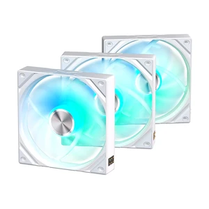TRYX ROTA SL ARGB White 120mm Case Fan 3in1 Pogo-Pin Connection with Magnetic Cable Gen2 ARGB Light Quiet PC Case Fan TRYX ROTA SL ARGB White 120mm Case Fan 3in1 Pogo-Pin Connection with Magnetic Cable Gen2 ARGB Light Quiet PC Case Fan
