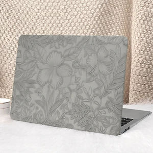 Seorsok Compatible with MacBook Pro 13 inch Case M2 2023,2022,2021-2016 A2338 M1 A2251 A2289 A2159 A1989 A1708 A1706,Leaves Flowers Leather Hard Shell Case with Keyboard Cover,Grey Blooming Floral Seorsok Compatible with MacBook Pro 13 inch Case M2 2023,2022,2021-2016 A2338 M1 A2251 A2289 A2159 A1989 A1708 A1706,Leaves Flowers Leather Hard Shell Case with Keyboard Cover,Grey Blooming Floral