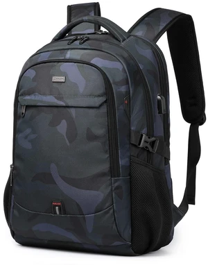 DUSLANG 17 Inch Travel Laptop Backpack Water Resistant Hiking Backpack for Men Laptop Bag with USB Charging Port,Camouflage green DUSLANG 17 Inch Travel Laptop Backpack Water Resistant Hiking Backpack for Men Laptop Bag with USB Charging Port,Camouflage green