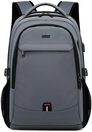DUSLANG 17 Inch Travel Laptop Backpack Water Resistant College Backpack for Men Laptop Bag with USB Charging Port,Dark Grey DUSLANG 17 Inch Travel Laptop Backpack Water Resistant College Backpack for Men Laptop Bag with USB Charging Port,Dark Grey