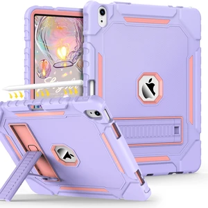 Grifobes Case for iPad Air 13-inch (M4/M3/M2) 2026/2025/2024, Heavy Duty Shockproof Rugged Protective Cover with Pencil Holder/Built-in Stand for i Pad Air 13" (Purple) Grifobes Case for iPad Air 13-inch (M4/M3/M2) 2026/2025/2024, Heavy Duty Shockproof Rugged Protective Cover with Pencil Holder/Built-in Stand for i Pad Air 13" (Purple)