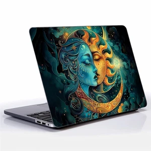 Goodsprout Computer Case for MacBook Air 13.6 Inch Moon Sun Superimposed Colorful Pattern Black Release 2022 Model A2681/A3240 Hard Shell Case Compatible with MacBook Air 13.6 Inch Goodsprout Computer Case for MacBook Air 13.6 Inch Moon Sun Superimposed Colorful Pattern Black Release 2022 Model A2681/A3240 Hard Shell Case Compatible with MacBook Air 13.6 Inch