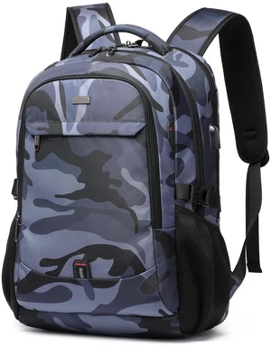 DUSLANG 17 Inch Travel Laptop Backpack Water Resistant Hiking Backpack for Men Laptop Bag with USB Charging Port,Camouflage green DUSLANG 17 Inch Travel Laptop Backpack Water Resistant Hiking Backpack for Men Laptop Bag with USB Charging Port,Camouflage green