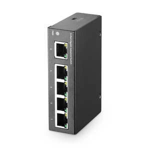 MokerLink 5 Port Gigabit Industrial DIN-Rail Ethernet Switch, Mini Size, Type-C Powered, Fanless LAN Splitter Hub, Unmanaged IP40 Network Switch (-40 to 185F), 10Gbps Capacity MokerLink 5 Port Gigabit Industrial DIN-Rail Ethernet Switch, Mini Size, Type-C Powered, Fanless LAN Splitter Hub, Unmanaged IP40 Network Switch (-40 to 185F), 10Gbps Capacity