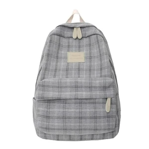 MININAI Light Academia Backpack Aesthetic Plaid Preppy Laptop Backpack Checkered Rucksack for College Travel Work (One Size,Light Grey) MININAI Light Academia Backpack Aesthetic Plaid Preppy Laptop Backpack Checkered Rucksack for College Travel Work (One Size,Light Grey)