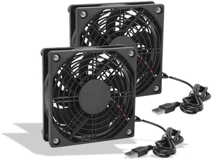 Lazmin112 2pcs 120 mm Computer Case Fan, 5V USB PC Cooler Fan Quiet Cooling Fan, Super Silent Computer Cooling Fan for Desktops Lazmin112 2pcs 120 mm Computer Case Fan, 5V USB PC Cooler Fan Quiet Cooling Fan, Super Silent Computer Cooling Fan for Desktops