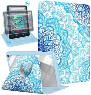 Kidcube for Kindle Fire 7 Tablet Case 12th Generation 2022 Release for Women Girls Cute Folio Cover Girly Pretty Unique Design Rotating Stand with Auto Wake/Sleep for Kindle Fire 7 Cases 7" Kidcube for Kindle Fire 7 Tablet Case 12th Generation 2022 Release for Women Girls Cute Folio Cover Girly Pretty Unique Design Rotating Stand with Auto Wake/Sleep for Kindle Fire 7 Cases 7"