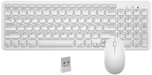 Wireless Keyboard and Mouse Combo,JieruiDeng 2.4Ghz USB Cordless Slim Silent Keyboard and Mouse Kit Home Office Game Use for Computer,Laptop,PC Desktops,Mac (White) Wireless Keyboard and Mouse Combo,JieruiDeng 2.4Ghz USB Cordless Slim Silent Keyboard and Mouse Kit Home Office Game Use for Computer,Laptop,PC Desktops,Mac (White)