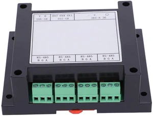 4Channel Industrial Grade Repeater, 9-24V 0.5-1.2W RS485 Hub with Builtin DC/DC Isolated Power Supply Module Photoelectric Isolation Repeater for LongTerm Stable 4Channel Industrial Grade Repeater, 9-24V 0.5-1.2W RS485 Hub with Builtin DC/DC Isolated Power Supply Module Photoelectric Isolation Repeater for LongTerm Stable