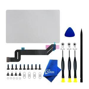 iPartsleader Trackpad with Flex Cable Compatible for MacBook Pro Retina 16" A2141 Touchpad Replacement and Tool kit 821-02250-A EMC 3347 Late 2019 (Silver) iPartsleader Trackpad with Flex Cable Compatible for MacBook Pro Retina 16" A2141 Touchpad Replacement and Tool kit 821-02250-A EMC 3347 Late 2019 (Silver)