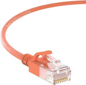 InstallerParts Ethernet Cable CAT6A Slim Cable UTP Booted 2 FT (10 Pack) - Orange - Professional Series - 10Gigabit/Sec Network/High Speed Internet Cable, 550MHZ, 28AWG InstallerParts Ethernet Cable CAT6A Slim Cable UTP Booted 2 FT (10 Pack) - Orange - Professional Series - 10Gigabit/Sec Network/High Speed Internet Cable, 550MHZ, 28AWG