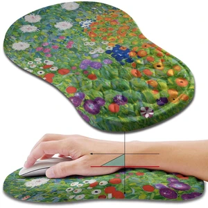 Hokafenle Ergonomic Mouse Pad Wrist Support, Wrist Rest Mousepad for Carpal Tunnel Pain Relief with Integrated Memory Foam Slope Massage Bulge (11.8x7.9 inch,Cute Floral Hokafenle Ergonomic Mouse Pad Wrist Support, Wrist Rest Mousepad for Carpal Tunnel Pain Relief with Integrated Memory Foam Slope Massage Bulge (11.8x7.9 inch,Cute Floral