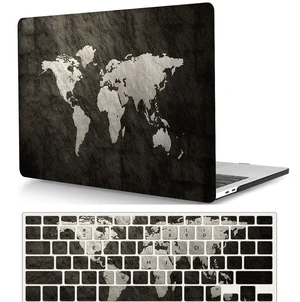 Laptop Case Compatible With New MacBook Air 13 Inch 2020 2019 2018 Release A2337 M1 A2179 A1932 With Retina Display & Touch ID, Plastic Hard Shell & Keyboard Cover Skin - World Map Laptop Case Compatible With New MacBook Air 13 Inch 2020 2019 2018 Release A2337 M1 A2179 A1932 With Retina Display & Touch ID, Plastic Hard Shell & Keyboard Cover Skin - World Map