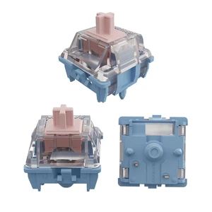 GUYEKS GATERON Melodic Switches for MX Mechanical Keyboard,5-pin 60gf Clicky Factory Pre-lubed Switches Stable stem/Crisp Sound/Dual-Rail(90PCS) GUYEKS GATERON Melodic Switches for MX Mechanical Keyboard,5-pin 60gf Clicky Factory Pre-lubed Switches Stable stem/Crisp Sound/Dual-Rail(90PCS)