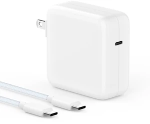 Charger for MacBook Pro 16 14 inch MacBook Air 15 13 inch 2025 2024 2023 2022 2021 2020 2019 M4 M3 M2 M1, Super Compact 100W USB C Laptop Power Adapter, 6.6FT USB-C Braided Cable, Original Quality Charger for MacBook Pro 16 14 inch MacBook Air 15 13 inch 2025 2024 2023 2022 2021 2020 2019 M4 M3 M2 M1, Super Compact 100W USB C Laptop Power Adapter, 6.6FT USB-C Braided Cable, Original Quality